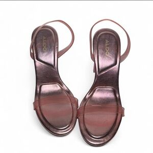 Aldo Women's Shiny Heels - Metallic Pink